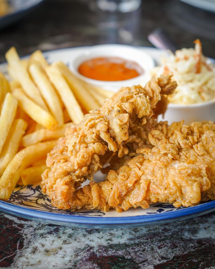 Crispy chicken strips