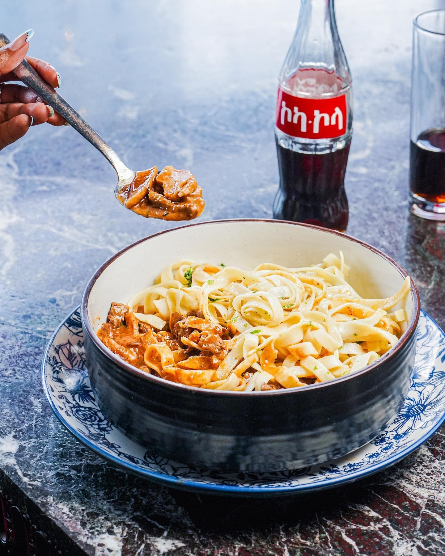 Berlin Bar — signature tagliatelle dish